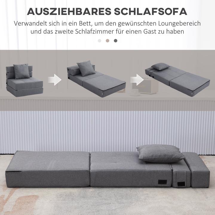 Image du produit Homcom Fauteuil-lit