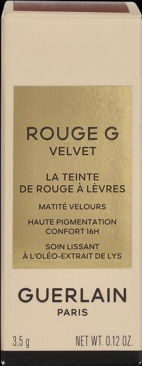 Actual product image Guerlain Rouge G Velvet 24 Lips Refill 539 (539 Le Tonka Hale)
