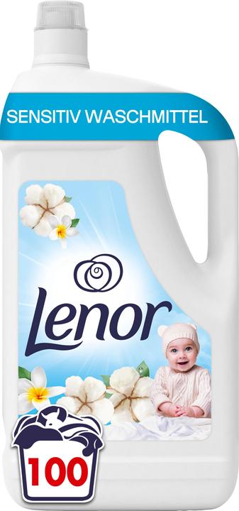Lenor Fiori di cotone e fiori di tiaré (100 Cicli di lavaggio, Liquida)