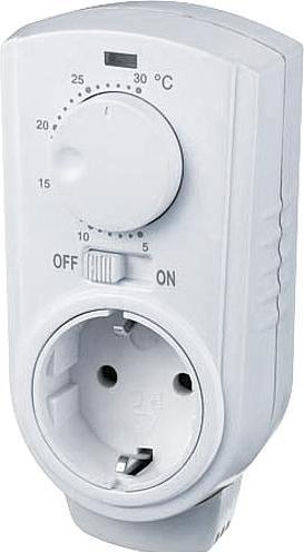 interBär Raumthermostat Zwischenstecker 5 bis 30 °C