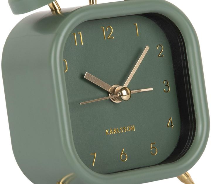 Immagine prodotto Karlsson Sveglia classica Metallic Glam square Jungle green