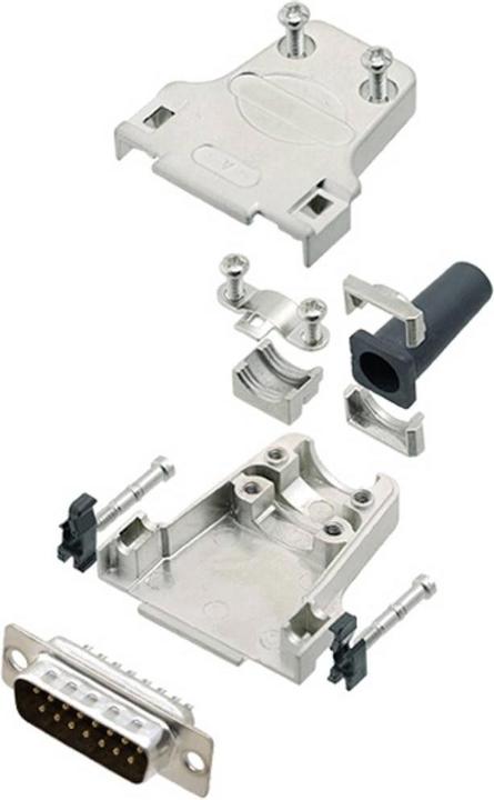 Tru Components TCDTZF15DMPK 7709752 D-SUB Stiftleisten-Set 180 ° Polzahl (num):