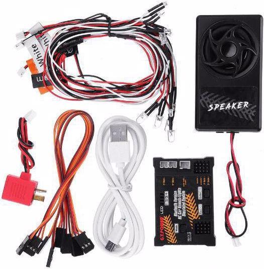 Image du produit G.T. Power Système de simulation de sons et lumières de voiture RC version Bluetooth