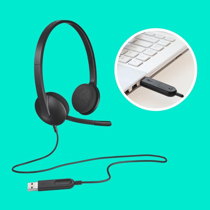 Produktbild Logitech H340 (Kabelgebunden, USB-A)