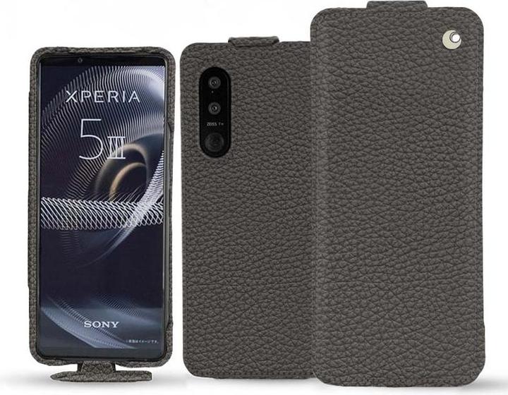 Noreve Coque à rabat vertical en cuir (Sony Xperia 5 III)