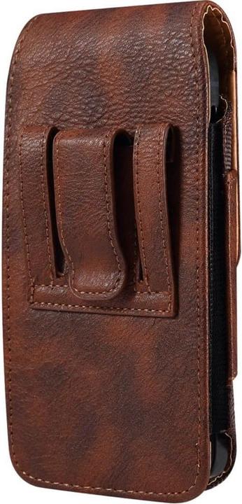 Produktbild Cover-Discount Nylon - Leder Gurttasche mit Kartenfach braun / M