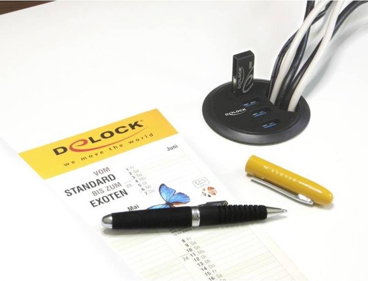 Produktbild Delock Tisch-Hub 4 Port USB 3.0 (USB-A, 4 Ports)