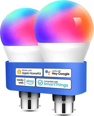 Actual product image Meross Smart Wi-Fi LED Bulb MSL120 (B22, 9 W, 810 lm, 2 x, F)