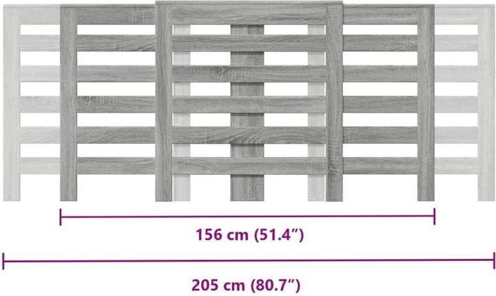Immagine prodotto VidaXL Rivestimento del radiatore 205 x 21,5 x 83,5 cm