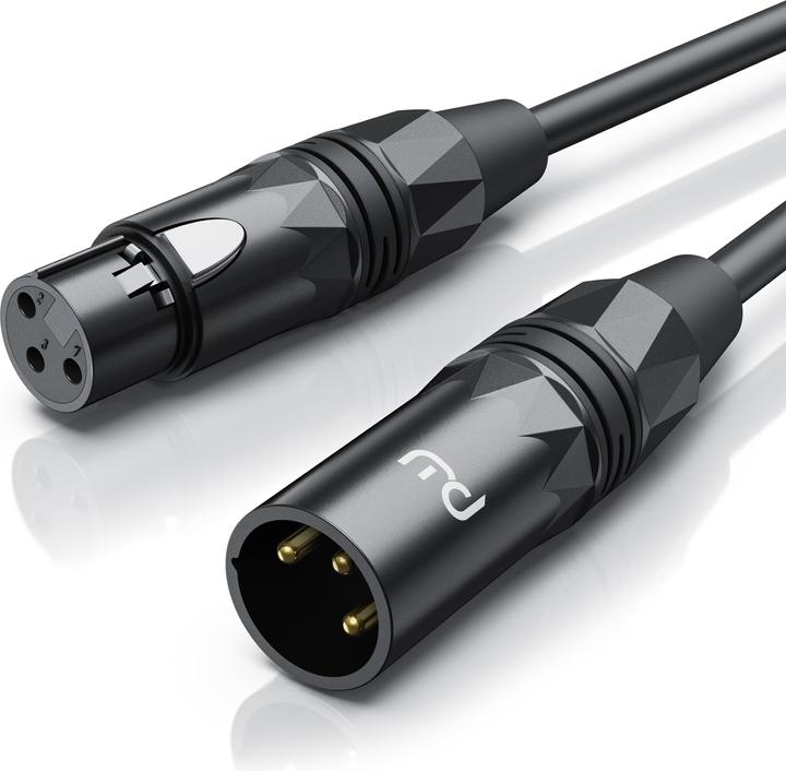 Produktbild Primewire XLR Audiokabel, XLR Stecker auf XLR Buchse, NF Audio Kabel, OFC Kupfer, geschirmt, flexibel (3 m, XLR)