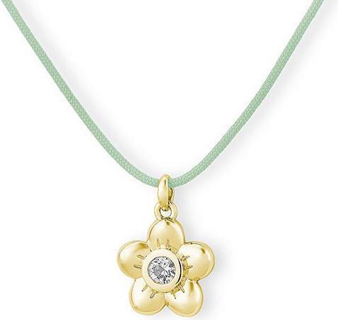 Actual product image Breuning Necklace - E.Safir White (750/18 K Gold)