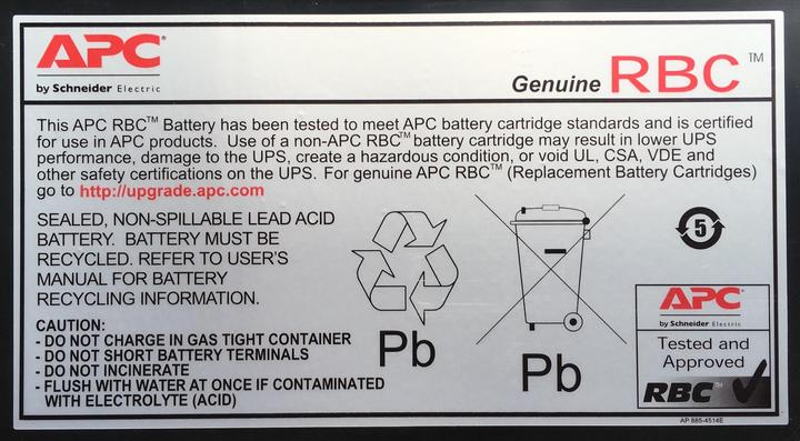 Produktbild APC Ersatzbatterie Nr. 6