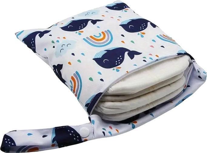Produktbild ASMI 2 Stück Wetbag Windeltasche Set 20x24cm + 22x15cm