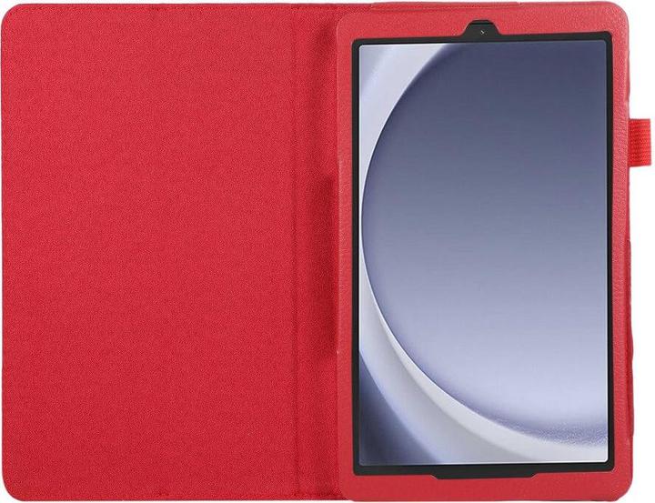 Cover-Discount Galaxy Tab A9 - Bi-fold stand case red (Galaxy Tab A9)