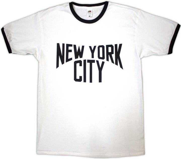 New York City Text Logo Ringer (XXL)