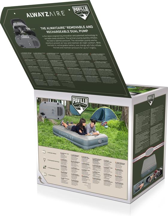 Actual product image Bestway Alwayzaire Airbed Queen 203x152x36cm (150 x 200 cm)