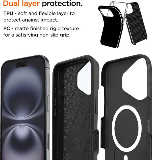 Actual product image Eiger North Case (Apple iPhone 16)