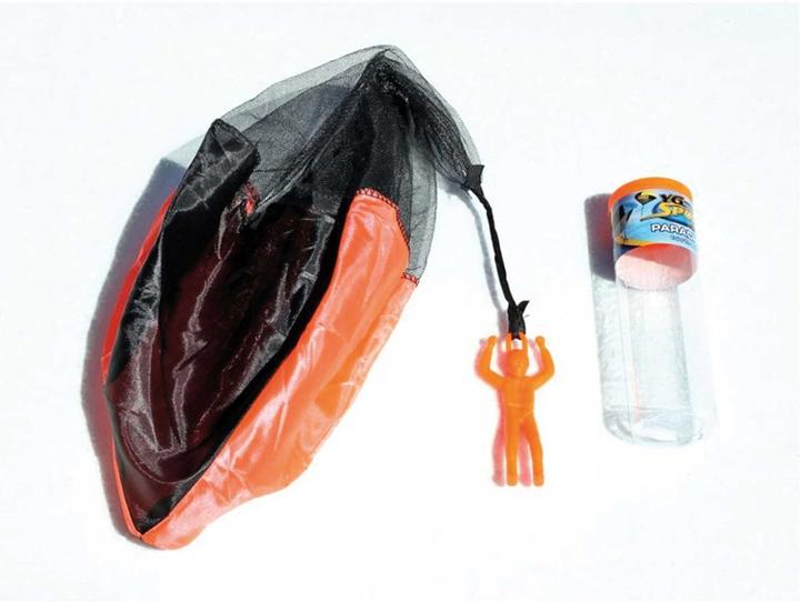 Actual product image Modellbau Lindinger parachutist konrad orange