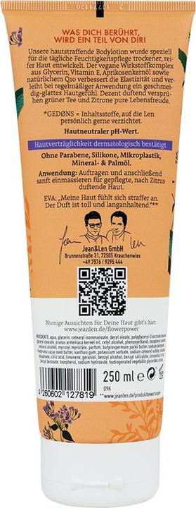 Image du produit Jean & Len Baume pour le corps à l'huile de graines d'abricot, 250 ml (Crème pour le corps, 250 ml)