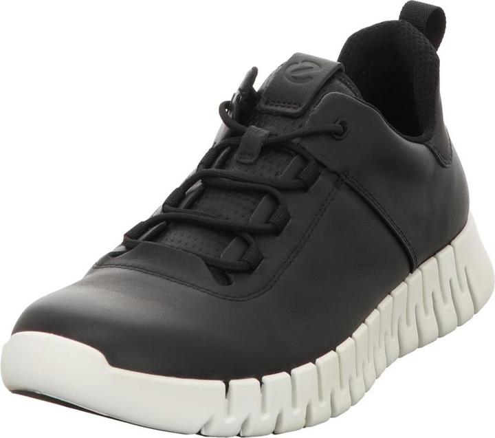 Image du produit Ecco Chaussures à lacets pour hommes Sportif Semelle en caoutchouc noir (40)