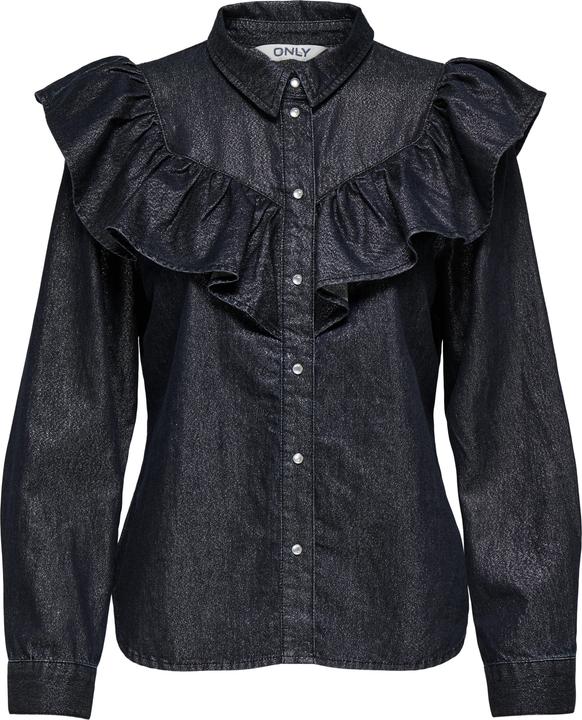 Only Rüschen Jeanshemd