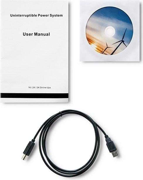 Immagine prodotto Qoltec Onda sinusoidale pura 53043 (3000 VA, 2400 W, Doppio convertitore online UPS)