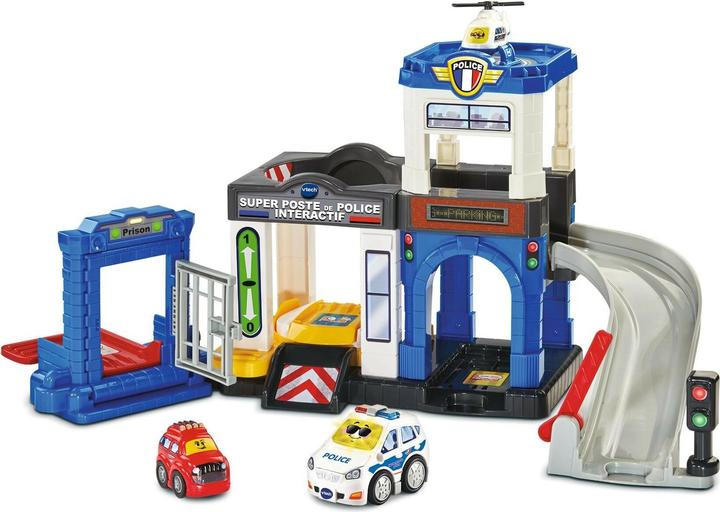 Image du produit VTech Tut Tut Bolides Série Pro - Super poste de police interactif (+ Chris, lieutenant de police)