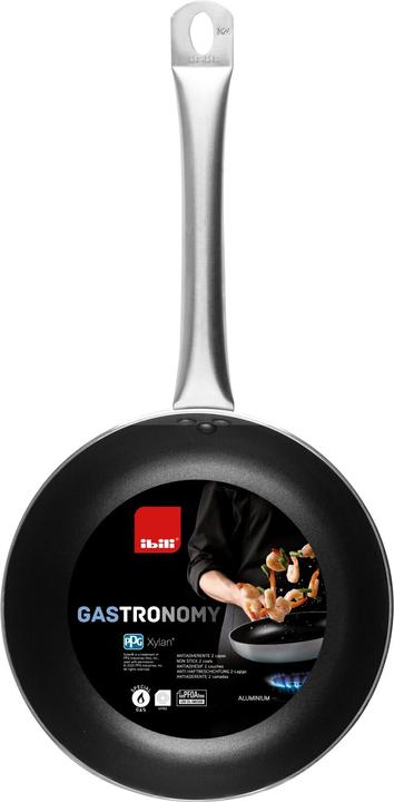 Actual product image Ibili Deep frying pan Gastronomy 28 cm Robust frying pan for the professional kitchen (28 cm, Frying pan)