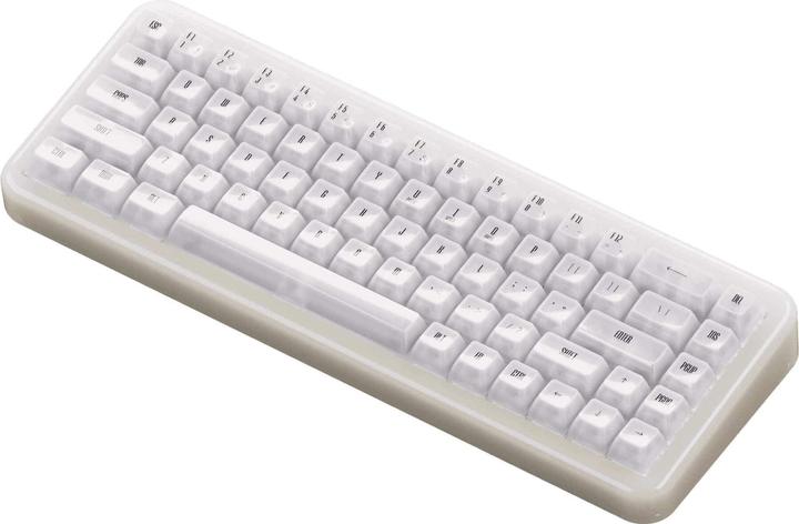 Produktbild Akko YU01 White Jade Gaming-Tastatur, RGB - 65%, V3 Piano Pro Switches (ISO) (US, Kabelgebunden, Kabellos)