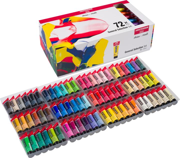 Amsterdam Colori acrilici Standard Series (Multicolore, 1440 ml)