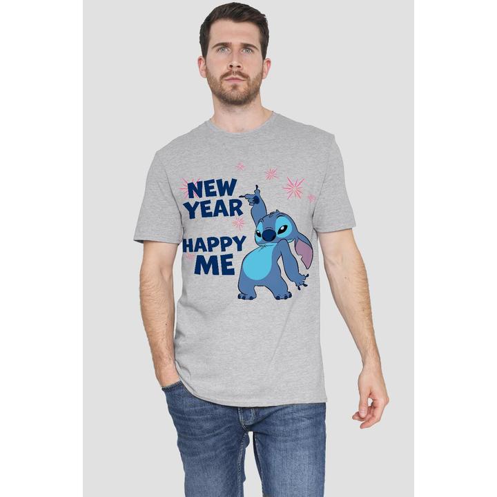 Immagine prodotto Lilo & Stitch New Year, Happy Me Maglietta Uomo (S)