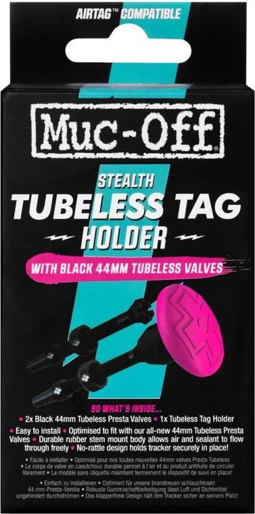 Actual product image Muc-Off Tubeless Tag Holder + Valve Kit
