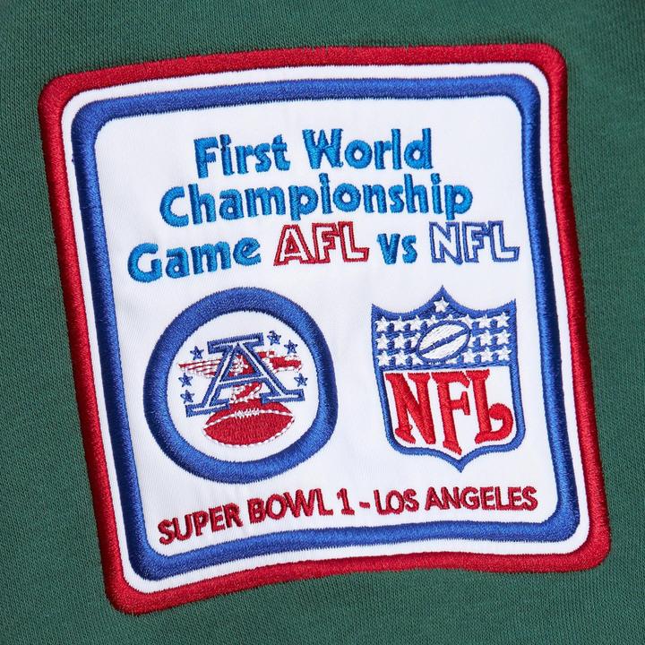 Actual product image Mitchell & Ness Fleece 4.0 Pullover Green Bay Packers - XXL (XXL)