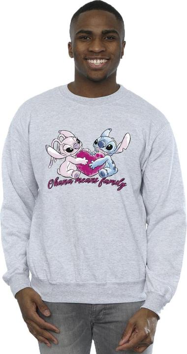 Produktbild Disney Lilo And Stitch Ohana Heart With Angel Sweatshirt (L)