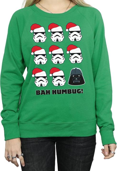 Actual product image Star Wars Womens/Ladies Christmas Humbug Sweatshirt (XXL)