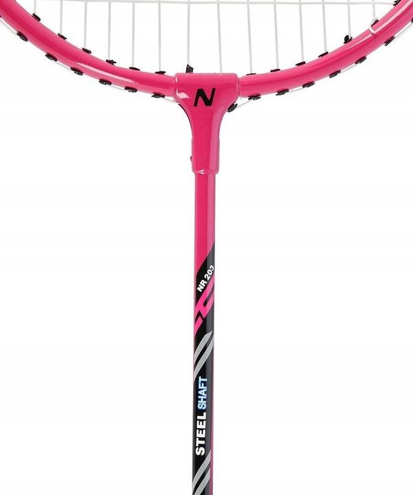 Actual product image Nils Badminton racket NR203 ALUMINIUM + case