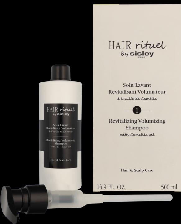 Actual product image Hair Rituel by Sisley Soin Lavant Revitalisant Volumateur Ã l'huile de Camélia (500 ml, Liquid shampoo)
