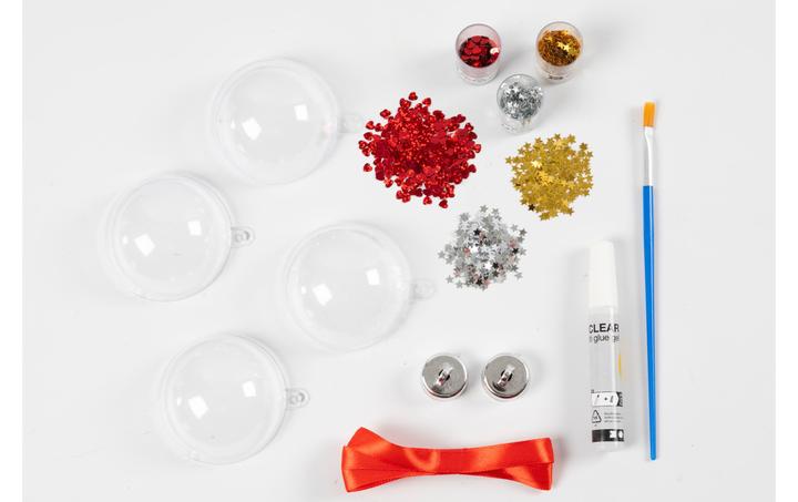 Produktbild Creativ Company Weihnachtskugeln Pailletten