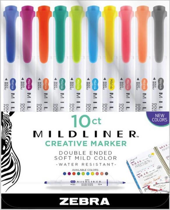 Produktbild Zebra Mildliner Creative (Mehrfarbig, 10 x)