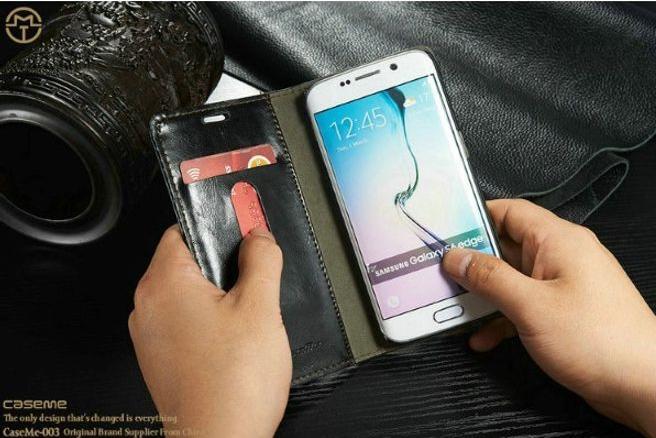 Produktbild Caseme Klassische Leder Hülle (Samsung Galaxy S6 Edge)