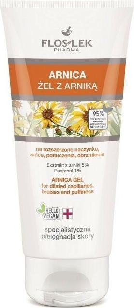 Produktbild Floslek Arnica gel for the treatment of dilated blood vessels, bruises and swelling 200 ml (200 ml, Gesichtsgel)