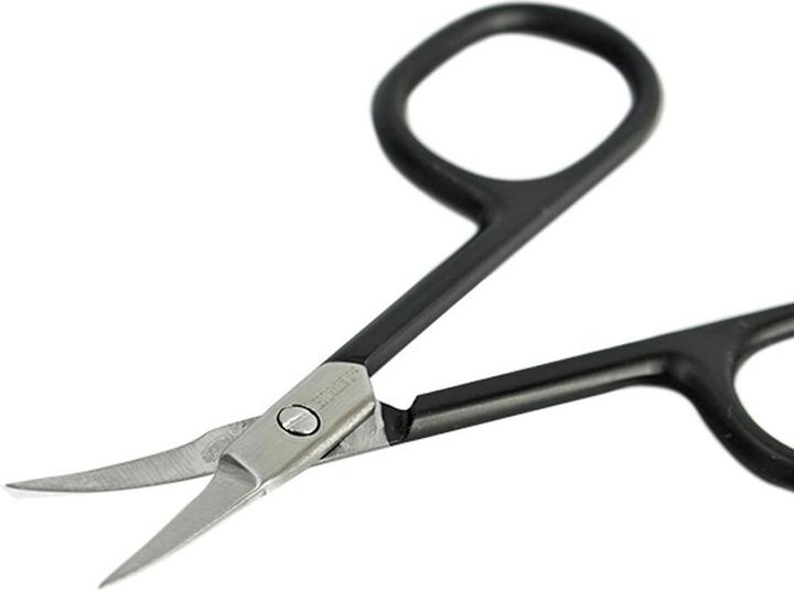 Immagine prodotto Homey's Forbici per unghie nere, 9 cm, curve, scatola