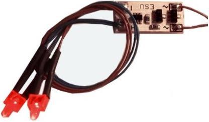 Image du produit ESU Éclairage intérieur feu arrière rouge, 2 LED