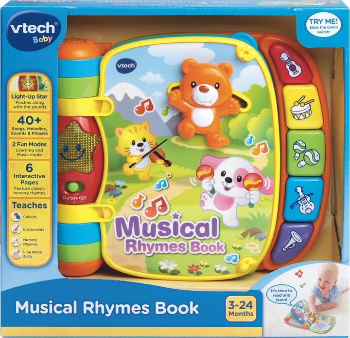Actual product image VTech Baby Musicbook with Kids Songs (Danish) (950-166732) (Danish)