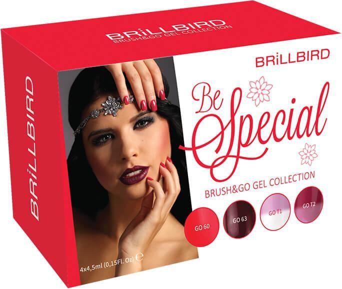 Image du produit BrillBird Be Special Brush&Go Set de gel de couleur (Vernis semi-permanent)