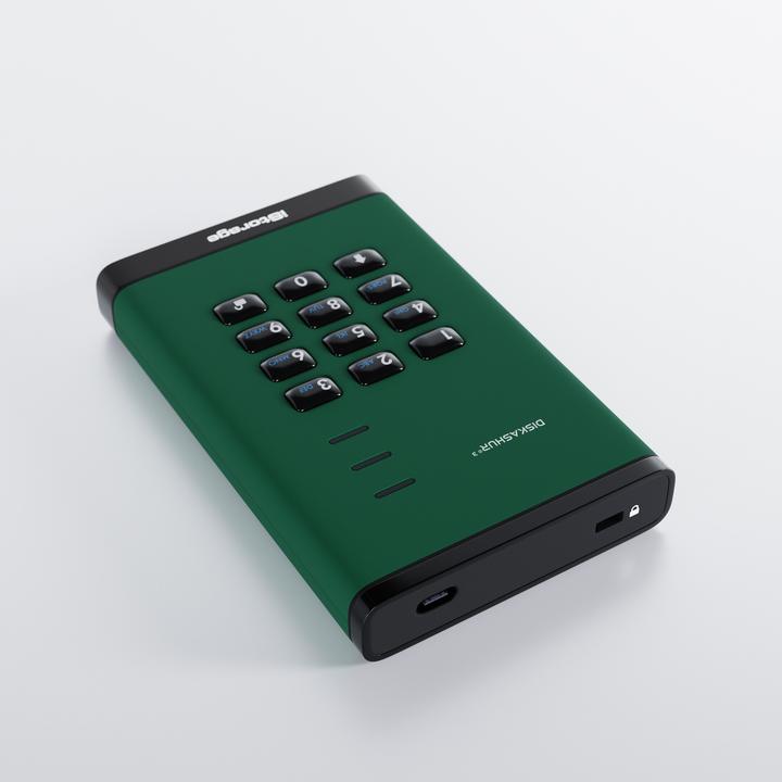 Produktbild iStorage diskAshur3 HDD 2TB - Green (2 TB)