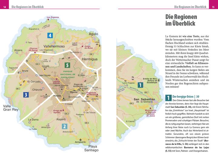 Produktbild Reiseführer La Gomera mit 20 Wanderungen und Faltplan (Deutsch, Izabella Gawin, 2023)