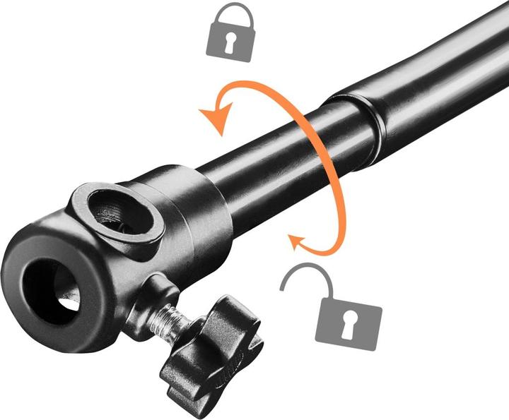 Actual product image Walimex Telescopic background rod (224 cm, 60 cm)