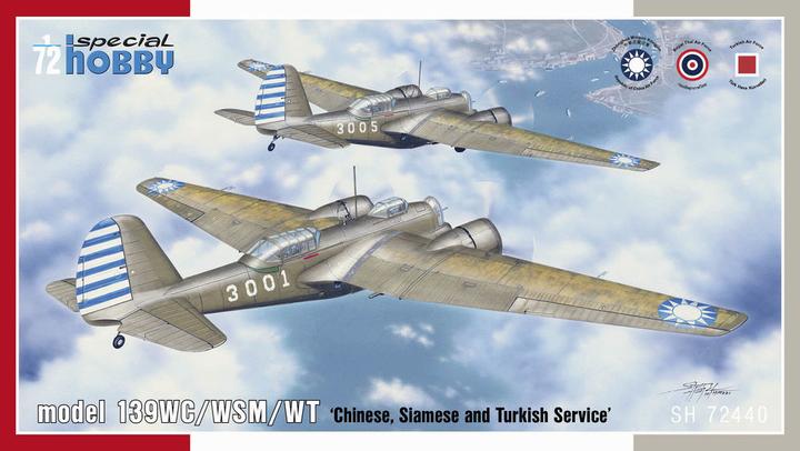 Immagine prodotto Special Hobby modello 139WC/WSM/WT Servizio cinese, siamese e turco