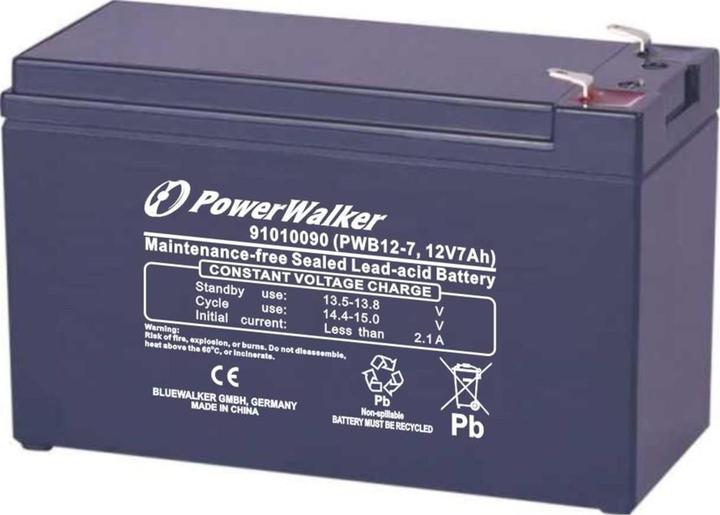 Powerwalker PWB12-7 12V 7Ah Bleigel Batterie Akku fuer USV -Z-